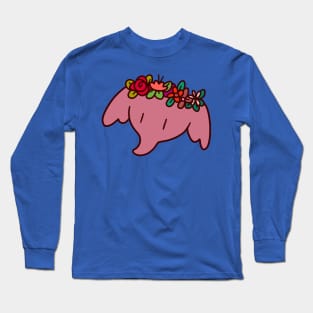 Flower Crown Elephant Long Sleeve T-Shirt